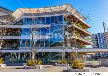 東京　中央区　晴海フラッグの中にある 中央区立 晴海西小学校 124496436