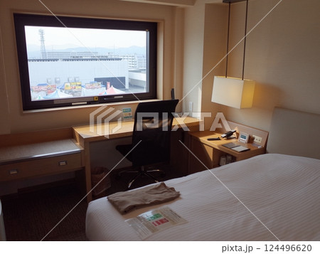 シングルルームの室内風景 シングルルームの室内風景 124496620