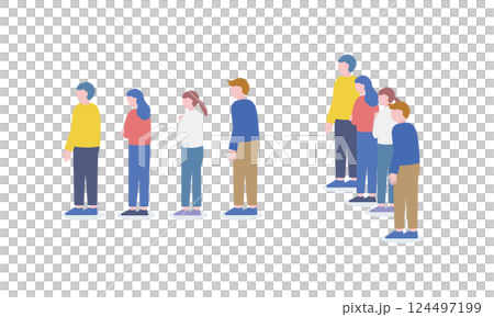 行列のイラスト素材 [124497199] - PIXTA