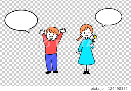 孩子們說話 124498585