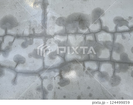 ヒビ割れ模様/The pattern 124499859