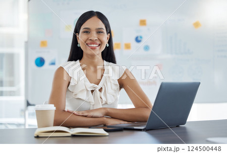 Planning, brainstorming and laptop of business woman in workspace portrait with whiteboard for digital marketing, seo analytics and project strategy. Manager notebook for goals, innovation and agency Planning, brainstorming and laptop of business woman in workspace portrait with whiteboard for digital marketing, seo analytics and project strategy. Manager notebook for goals, innovation and agency 124500448