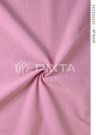 pink rose cotton texture color of fabric textile industry, abstract image for fashion cloth design 124501333
