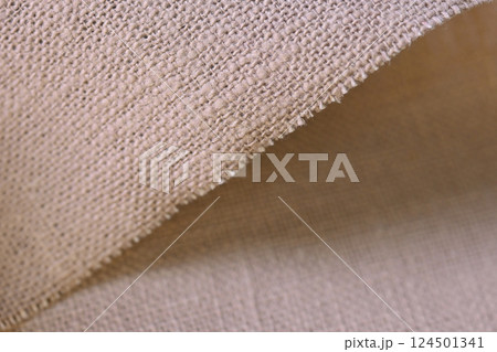 brown hemp viscose natural fabric cloth, sackcloth rough texture of textile fashion brown hemp viscose natural fabric cloth, sackcloth rough texture of textile fashion 124501341