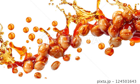 Soy Sauce Wave with Natural Beans 124501643