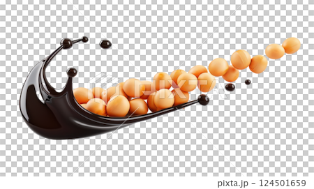 Soy Sauce Drip  124501659