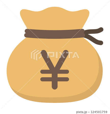 お金の巾着袋 124501759