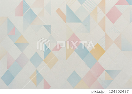 パステル幾何学のやさしい抽象背景 パステル幾何学のやさしい抽象背景 124502457