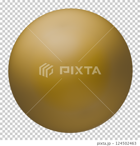 3DCG gold material 124502463