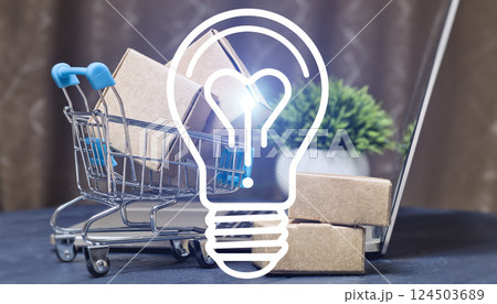 Innovation in E-commerce: A Visual Representation of Online Shopping, Bright Ideas, and Digital Marketplace Creativity Innovation in E-commerce: A Visual Representation of Online Shopping, Bright Ideas, and Digital Marketplace Creativity 124503689