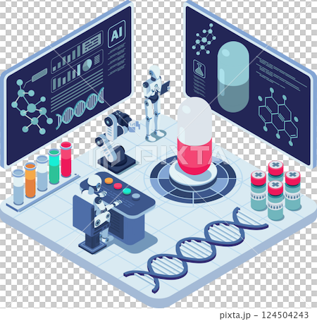 Isometric AI-Driven Laboratory for Drug Development and Biotechnology 124504243