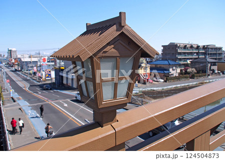 おくのほそ道の風景地 草加松原の矢立橋【埼玉県草加市】 おくのほそ道の風景地 草加松原の矢立橋【埼玉県草加市】 124504873