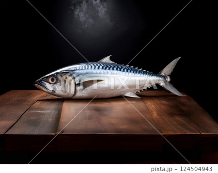 鯖 サバ - 新鮮な鮮魚シリーズ 124504943