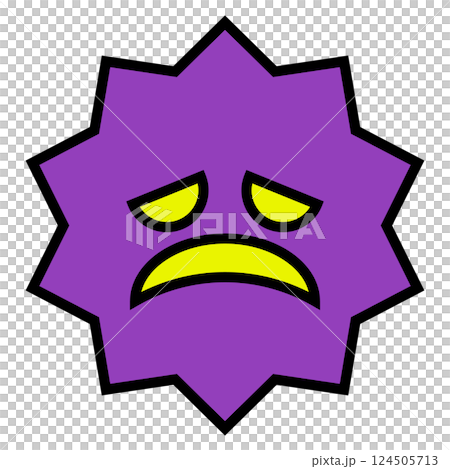 ウイルスのイラスト 124505713