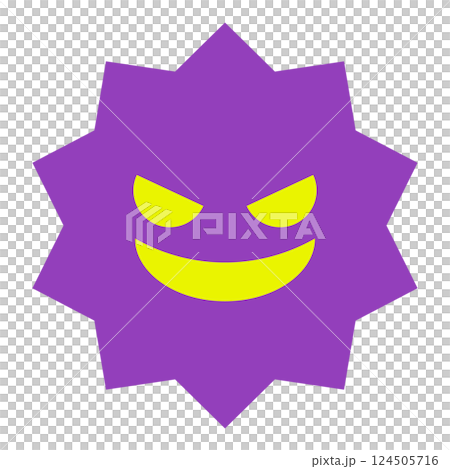 ウイルスのイラスト 124505716