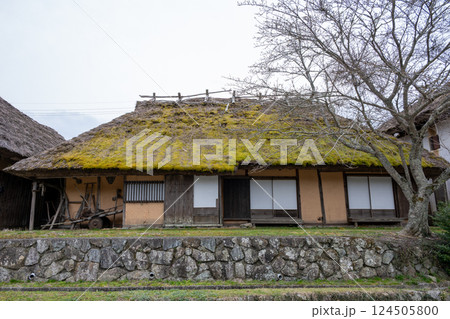 日本の岡山県備前市の八塔寺ふるさと村の美しい農村の風景 日本の岡山県備前市の八塔寺ふるさと村の美しい農村の風景 124505800