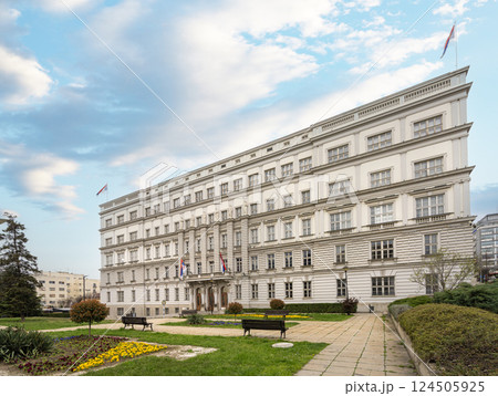 Ministry of finance building in Belgrade, Serbia 124505925