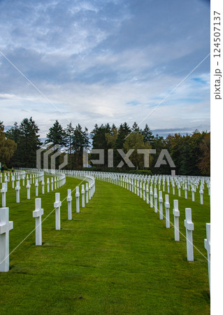ルクセンブルクの世界遺産の街並みときれいな風景 ルクセンブルクの世界遺産の街並みときれいな風景 124507137