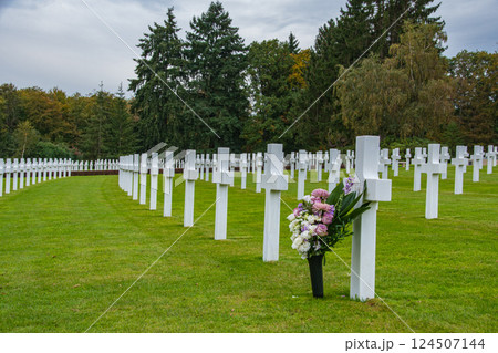 ルクセンブルクの世界遺産の街並みときれいな風景 ルクセンブルクの世界遺産の街並みときれいな風景 124507144
