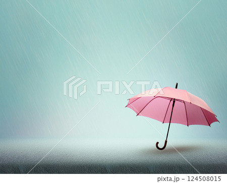 雨の日の傘 124508015