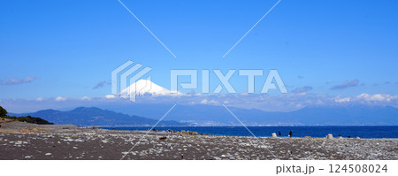 三保の松原からの富士山 124508024