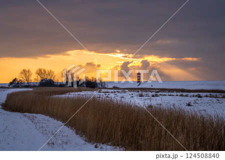 Pilsum lighthouse, East Frisia, Germany 124508840