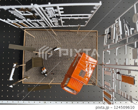 移動販売車のプラモデル作り 移動販売車のプラモデル作り 124509610