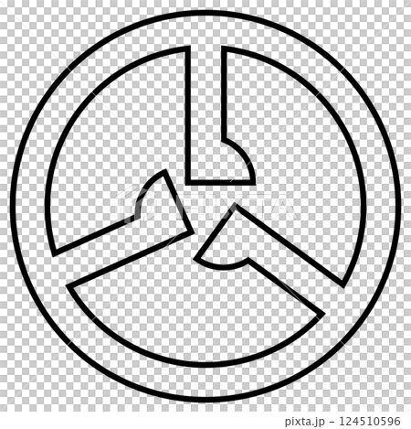 這是一個家族徽章。它被稱為 Yin Shin Facing Trivet。 124510596