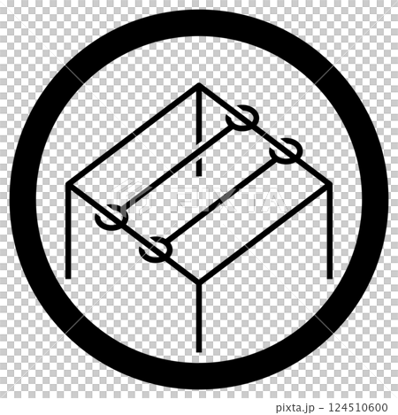 家紋です。中輪に角五徳と言います。 家紋です。中輪に角五徳と言います。 124510600