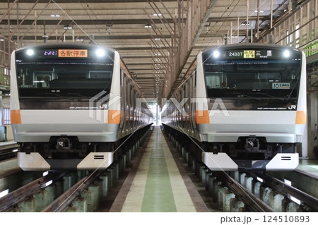 JR東日本E233系0番台(各駅停車・各駅停車・三鷹) JR東日本E233系0番台(各駅停車・各駅停車・三鷹) 124510893
