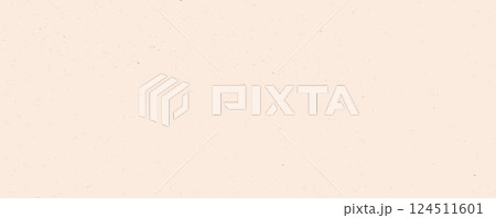 Beige pink grain paper texture. Rice paper. Craft recycle material. Neutral tone background with noise and speckles. Pale egg shell backdrop. Natural creamy canvas. Vector illustration 124511601