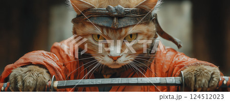 武士な猫 124512023