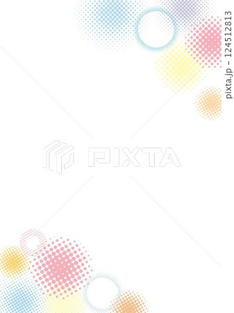 ビジネス　幾何学　シンプル　イラスト背景 124512813