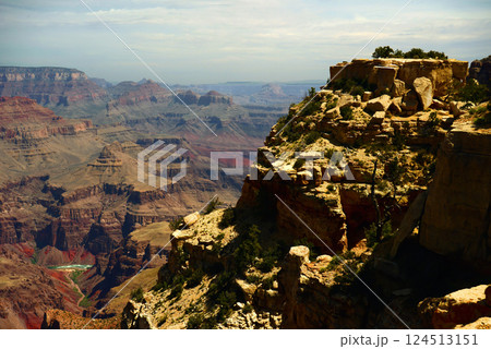 Hazy Sky Day At The Grand Canyon Arizona 124513151