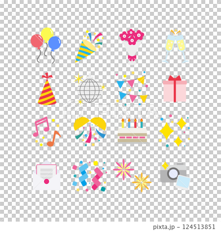 Celebration & Party Vector Icon Pack 124513851