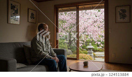 一人暮らしの男性 124513884