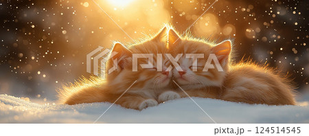 可愛い猫 124514545