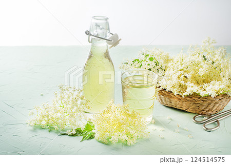 Elderflower drink syrup Elderflower drink syrup 124514575