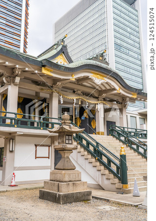 難波神社（摂津国総社）難波大宮　平野神社　上難波神社　難波上宮　拝殿 124515074