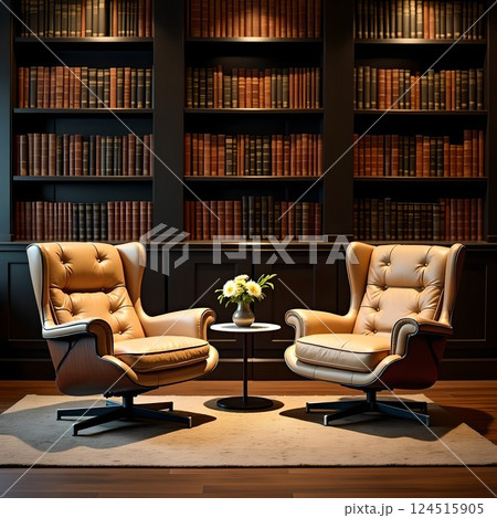 落ち着いた雰囲気の対談室 落ち着いた雰囲気の対談室 124515905