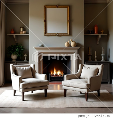 落ち着いた雰囲気の対談室 落ち着いた雰囲気の対談室 124515930