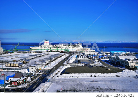 小樽築港 勝納埠頭の風景 124516423