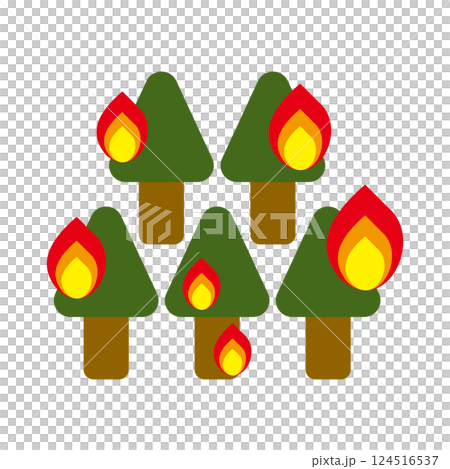 山林火災イメージ 124516537