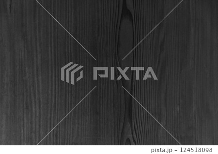 Black wood texture pattern, Charcoal wooden plank for nature background 124518098