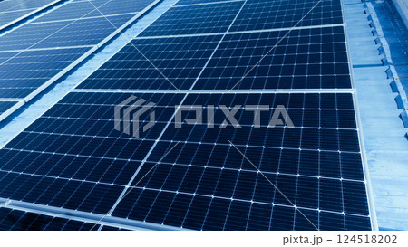 Solar cell or Solar Panel Modern technology for energy revolution, Alternative power source. 124518202