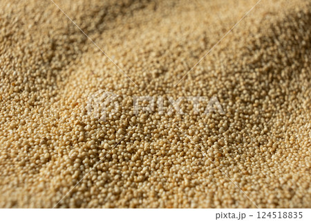 Uncooked Amaranth Seeds. Healthy Gluten-Free Grain Macro Uncooked Amaranth Seeds. Healthy Gluten-Free Grain Macro 124518835