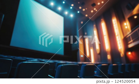 Poster Mockup On A Theater Marquee 124520054