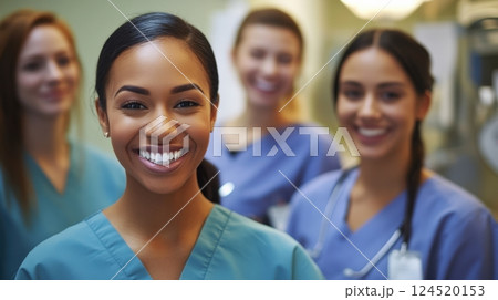 Diverse Dentists Team Working In Dental Health And Care 124520153