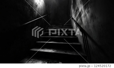 Staircase Leading Into the Darkness 124520172