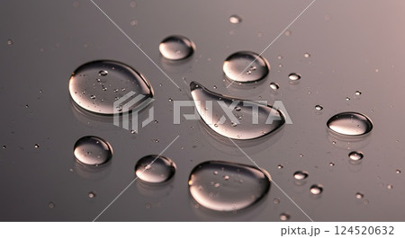 Spilled oil forming organic patterns with light reflections 124520632